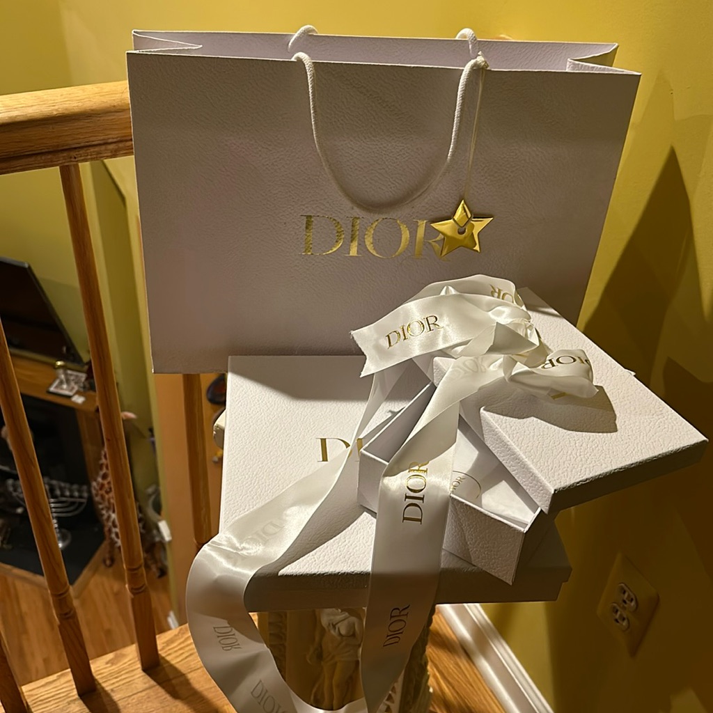Dior Presentation Package Large Bag Ribbon 2 Boxes